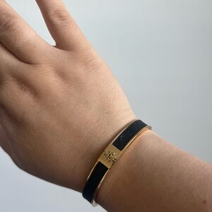 Tory Burch Black and Gold Bracelet